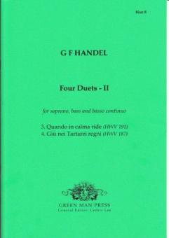4 Duets - II HWV 191, 187 