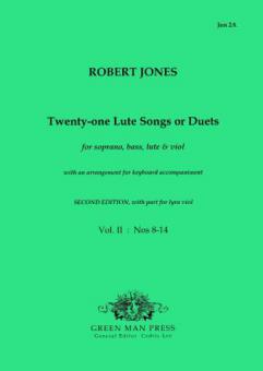 21 Lute Songs Or Duets Vol. 2 
