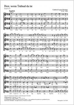 Herr, wenn Trübsal da ist 