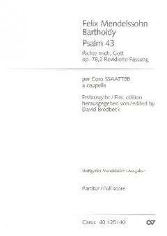 Richte mich Gott (Psalm 43) Download