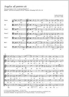 Angelus ad pastores ait 