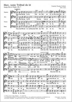 Herr, wenn Trübsal da ist 