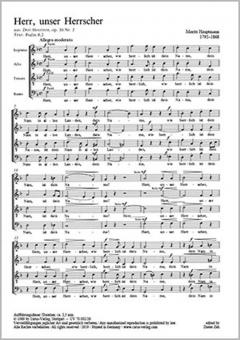 Herr, unser Herrscher 