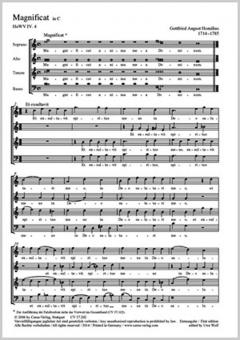 Magnificat in C HoWV IV. 4 
