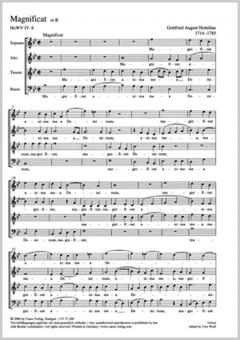 Magnificat in B HoWV IV. 6 
