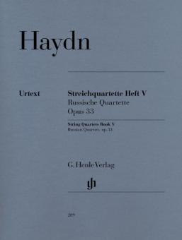 Streichquartette Heft 5, op. 33 