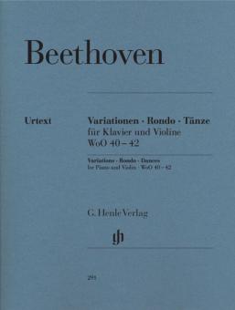 Variationen, Rondo, Tänze 