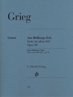 Aus Holbergs Zeit op. 40 