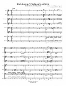 Two Early Canadian Marches 