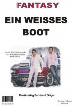 Ein weisses Boot 