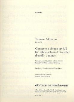Concerto à cinque d-moll op. 9/2 