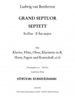 Septett Es-Dur (nach op. 20) 