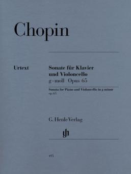 Sonate für Violoncello und Klavier g-moll op. 65 