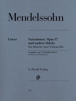 Variationen op. 17 und andere Stücke 