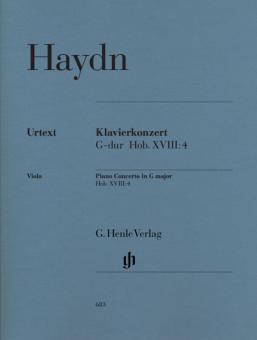 Konzert G-dur Hob. XVIII:4 