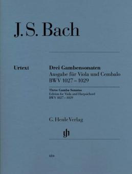 3 Gambensonaten BWV 1027-1029 