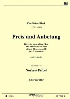 Preis und Anbetung 