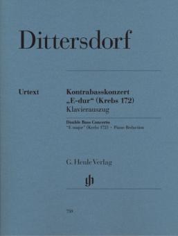 Kontrabasskonzert E-Dur Krebs 172 