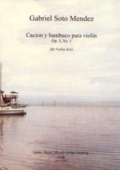 Cacion y bambuco para violin Op. 5 Nr. 1 