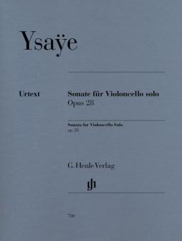 Sonate für Violoncello solo op. 28 