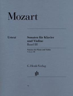 Sonaten für Klavier und Violine 3 