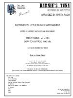 Bernie's Tune (For Little Big Band) 