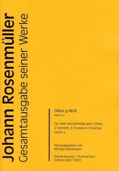 Dilexi g-Moll RWV.E 117 