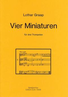 Vier Miniaturen für drei Trompeten 