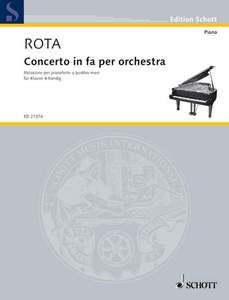 Concerto in fa per orchestra Standard