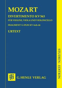 Divertimento KV 563 und Fragment G-Dur KV Anh. 66 