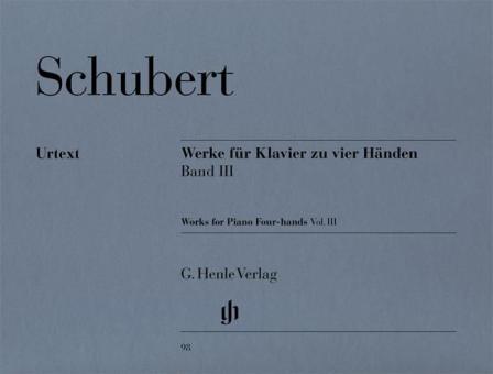 Werke für Klavier zu 4 Händen 3 