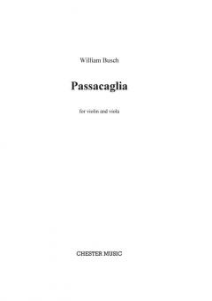Passacaglia for Violin and Viola 