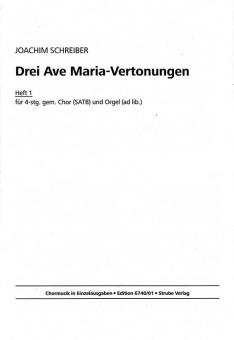 Drei Ave Maria-Vertonungen Heft 1 