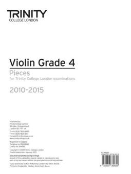 Violin 2010-2015 Grade 4 (Part) 