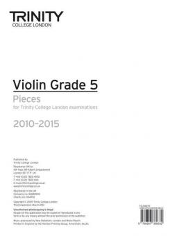 Violin 2010-2015 Grade 5 (Part) 