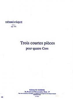 3 Courtes pièces Op. 131 