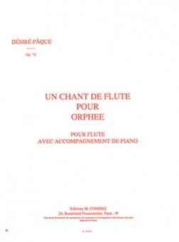 Un chant de flûte pour Orphée 