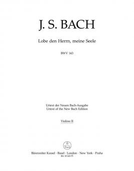 Lobe den Herrn, meine Seele 