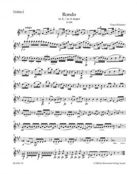 Rondo A-Dur D 438 