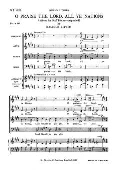 O Praise The Lord, All Ye Nations 