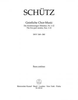 Geistliche Chor-Music SWV 369-380 