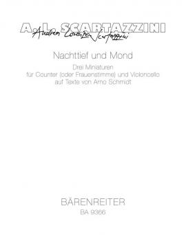 Nachttief und Mond Standard