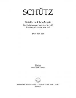 Geistliche Chor-Music SWV 369-380 