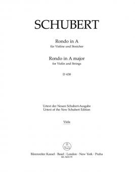 Rondo A-Dur D 438 