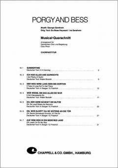Porgy And Bess - Musical-Querschnitt 