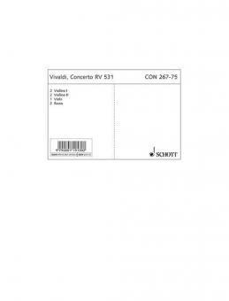 Concerto g-Moll RV 531, PV 411, F III/2 Standard