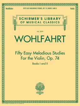 Fifty Easy Melodious Studies For The Violin, Op. 74, Books 1 And 2 