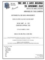 The One I Love Belongs To Somebody Else 