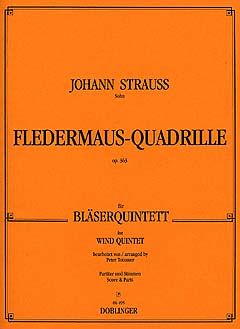 Fledermaus-Quadrille für Bläserquintett op.363 