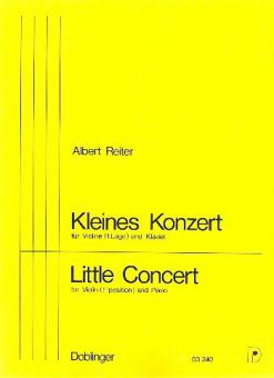 Kleines Konzert für Violine und Klavier, 1. Lage 
